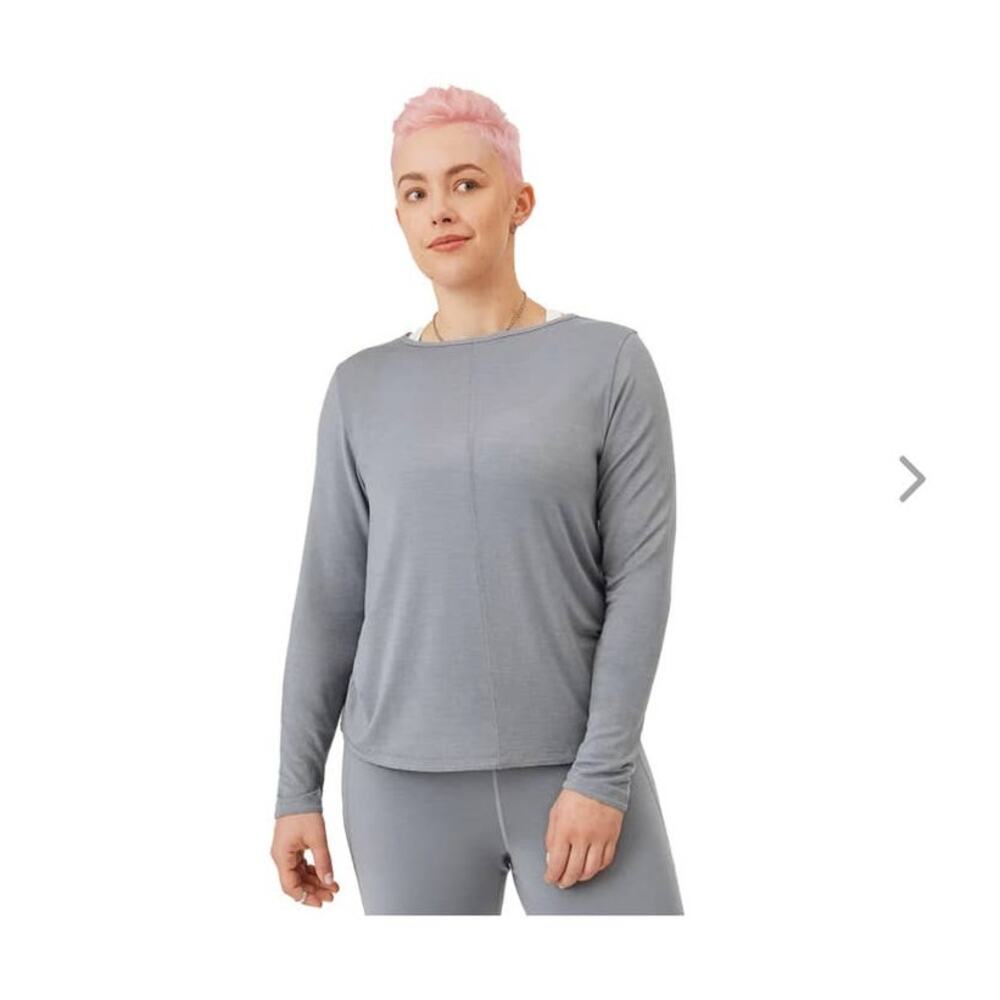 NWT allbirds Natural Flow Studio Long Sleeve Shirt - SMALL - grey - SMALL